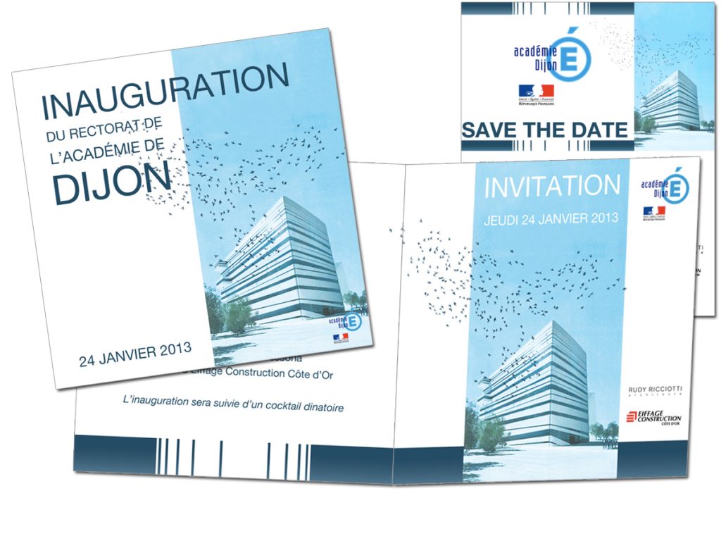 Carton d'invitation (RECTORAT DE DIJON)